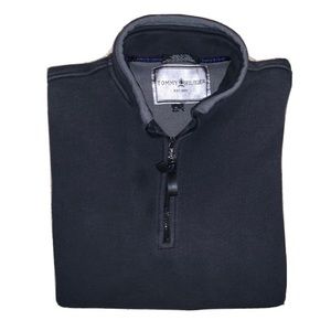 Tommy Hilfiger Thick Black Quarter Zip Extra Large
